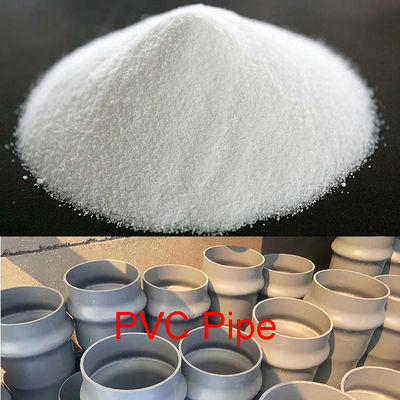 White Color Polyvinyl Chloride Pure PVC Resin Powder For Big Size Pipe Good Color Value
