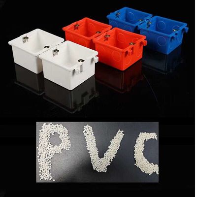 SG8 PVC Plastic Granule Electrical Box PVC Raw Material Injection Grade