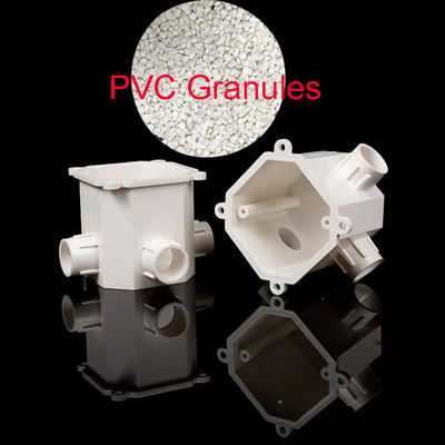 SG8 PVC Plastic Granule Electrical Box PVC Raw Material Injection Grade