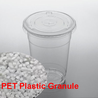 Clear Plastic Cup PET Virgin Granules Customized Color PET Bottle Raw Material
