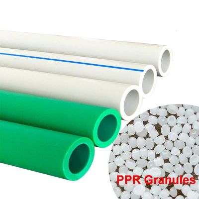 Thermoplastic Resin Pipe PPR Raw Material Easy Welding UV Resistance