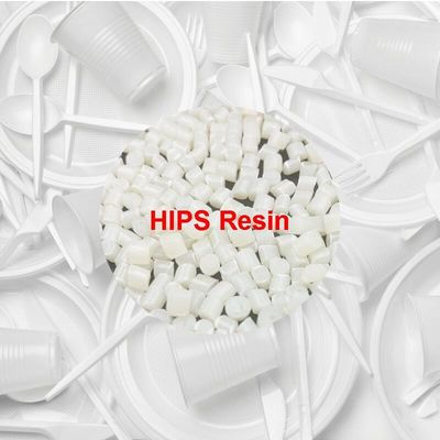 Disposable Cutlery Plates HIPS Granules High Impact Polystyrene Raw Material