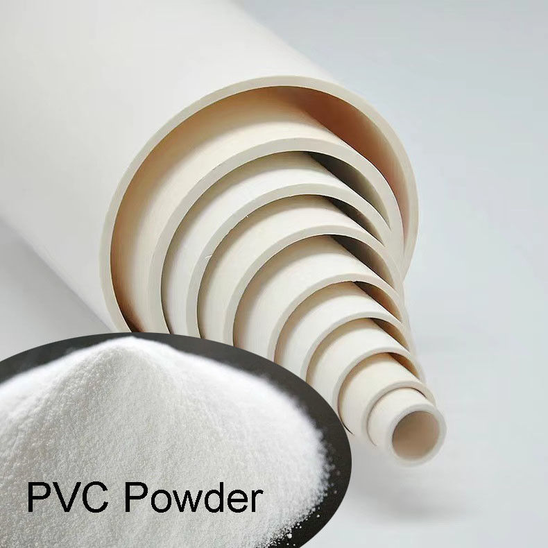 White Color Polyvinyl Chloride Pure PVC Resin Powder For Big Size Pipe Good Color Value
