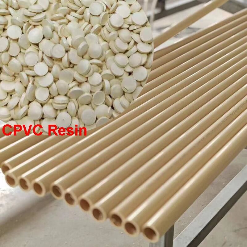 Thermoplastic CPVC Pipe Compound Hot Water Pipe CPVC Raw Material
