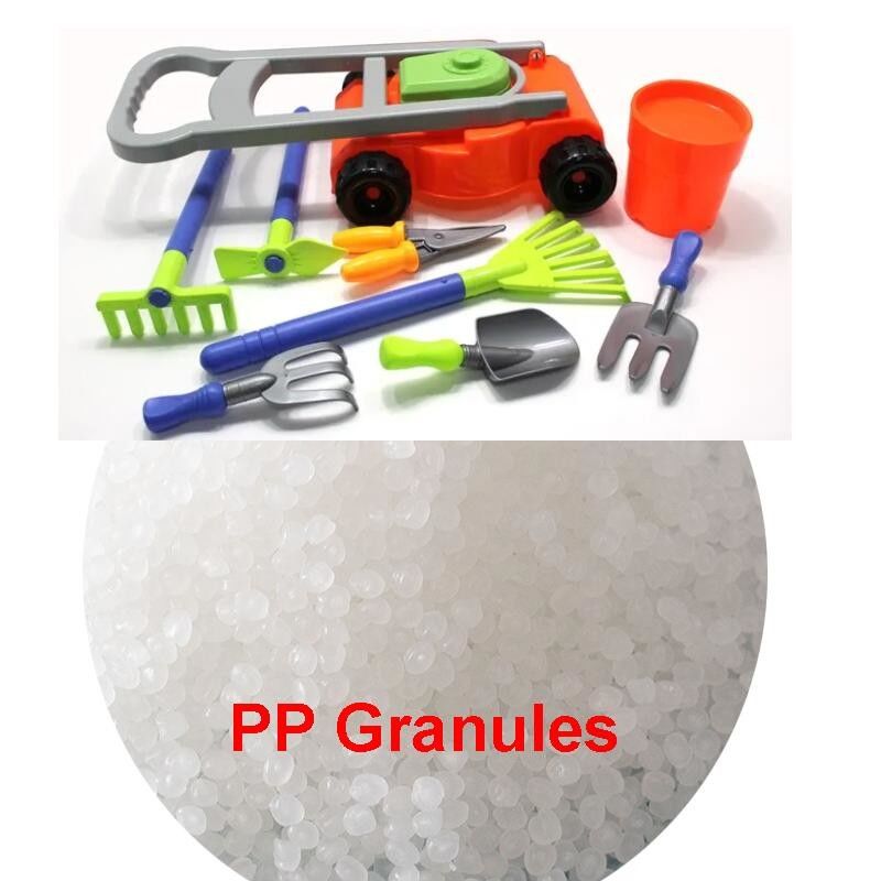 Injection Molding Rigid PP Plastic Granules Polypropylene Resin For Lawn Garden Tooling