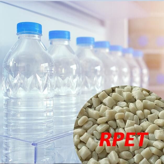 Recycled Plastic Raw Material RPET Granules FDA Food And Beverage Packaging