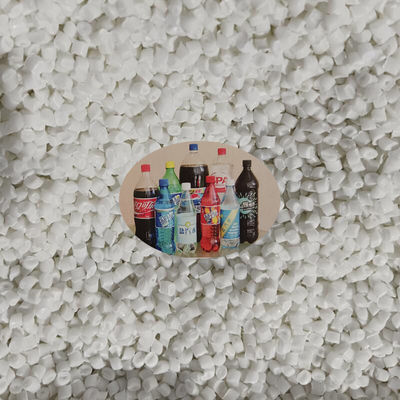Pellets de tereftalato de polietileno de gránulos de PET de botella de plástico de Coca Cola